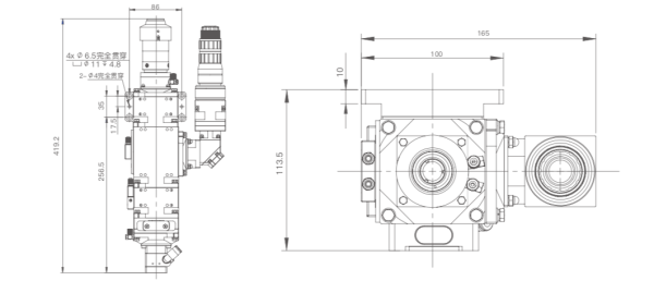 ND40 - Лазерная голова для сварки (4кВт) ND40 - Лазерная голова для сварки (4кВт)