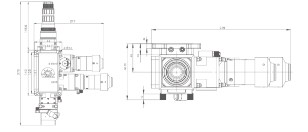 ND30 - Лазерная голова для сварки на 2 длины волны (2кВт) ND30 - Лазерная голова для сварки на 2 длины волны (2кВт)