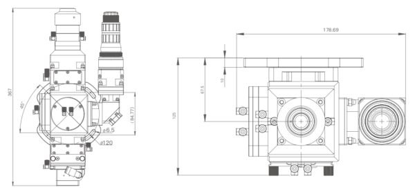 ND44 - Лазерная голова для сварки полупроводниковым лазером (4кВт) ND44 - Лазерная голова для сварки полупроводниковым лазером (4кВт)